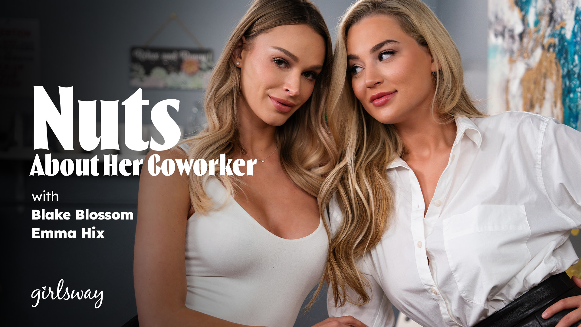 Nuts About Her Coworker – Emma Hix, Blake Blossom – Girls Way