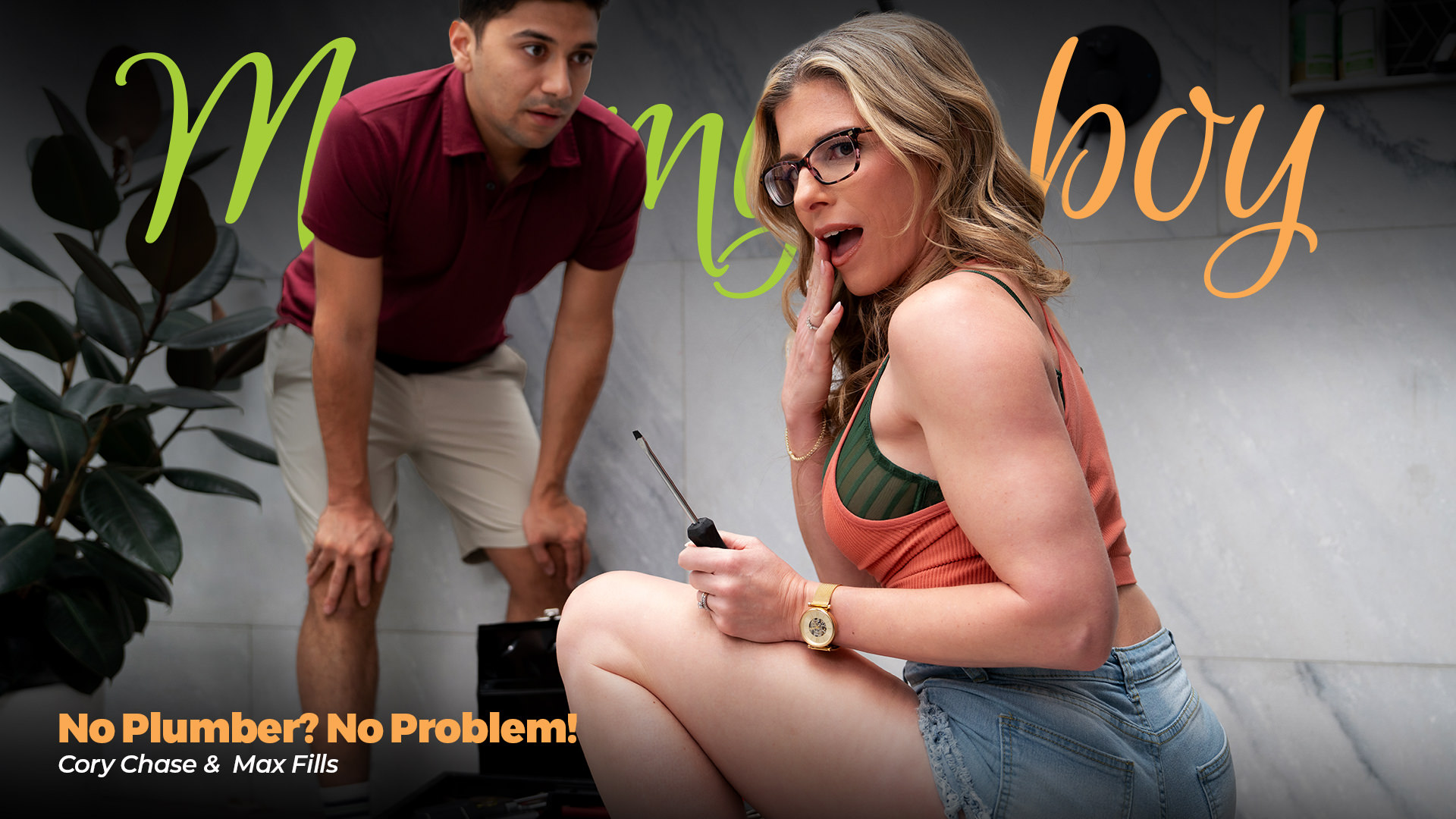 No Plumber? No Problem! – Cory Chase, Max Fills – Mommys Boy – Adult Time