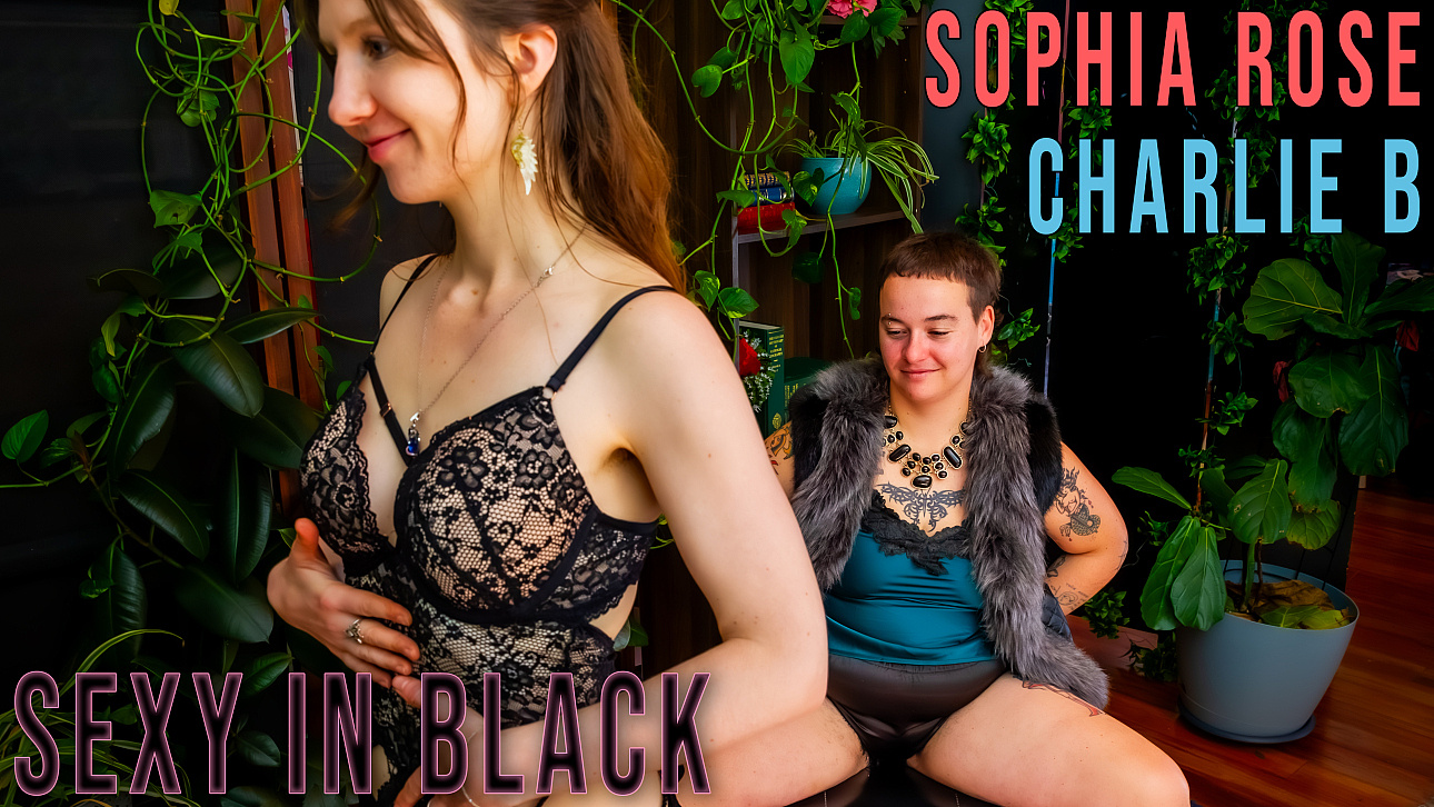Charlie B and Sophia R – Sexy In Black – Charlie B, Sophia Rose – Girls Out West