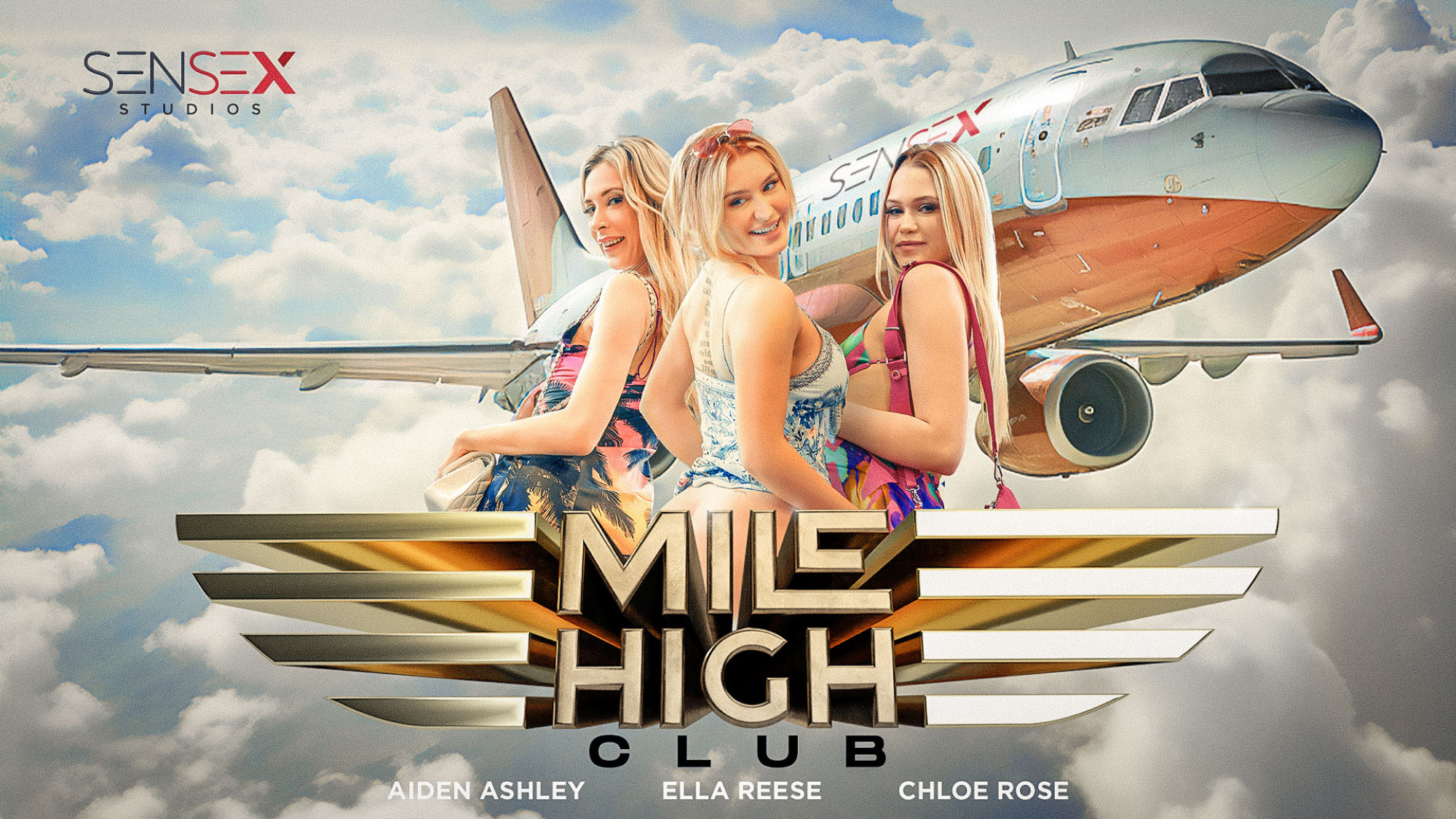 Mile High Club – Aiden Ashley, Chloe Rose, Ella Reese, Maya Farrell – Sense X